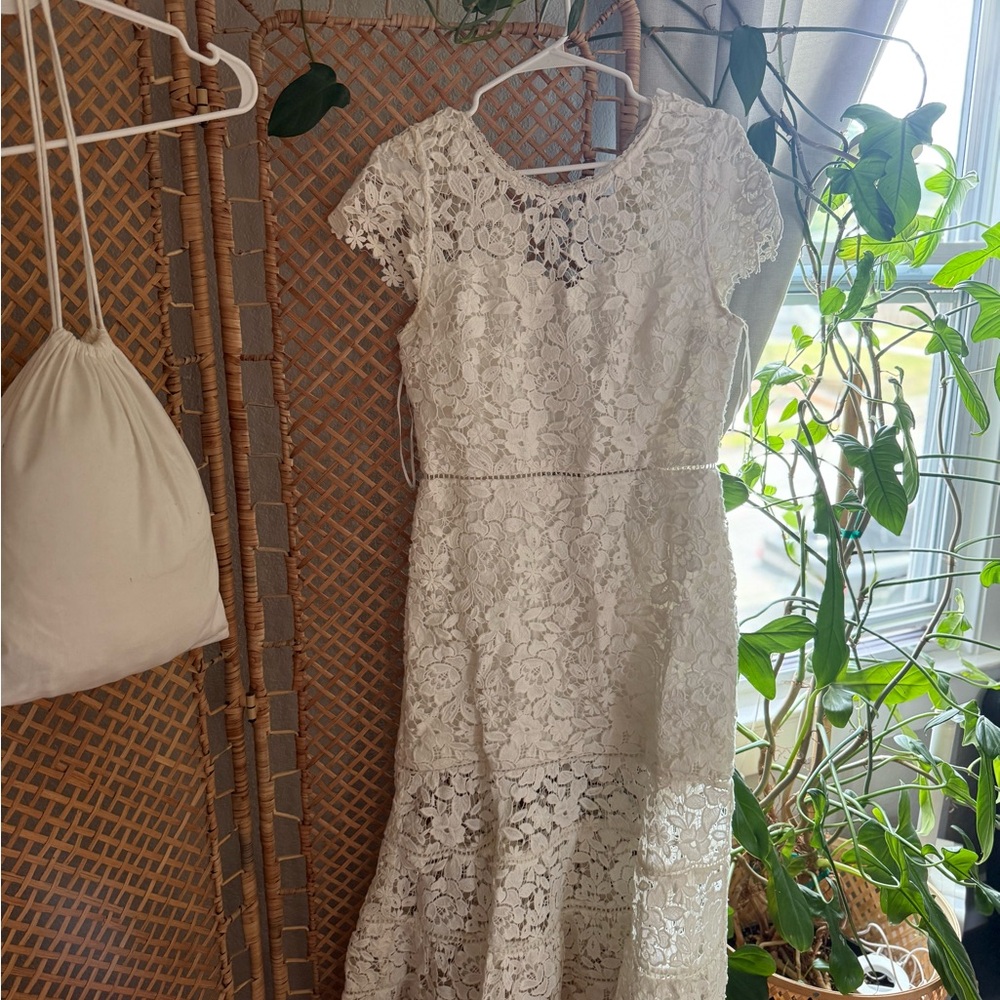 Joie Celedonia Lace Midi Dress